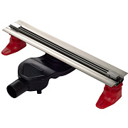 Щелевой душевой трап BERGES SUPER Slim 091152 63х31,2см горизонтальный сток