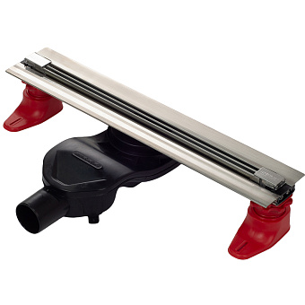 Щелевой душевой трап BERGES SUPER Slim 091152 63х31,2см горизонтальный сток
