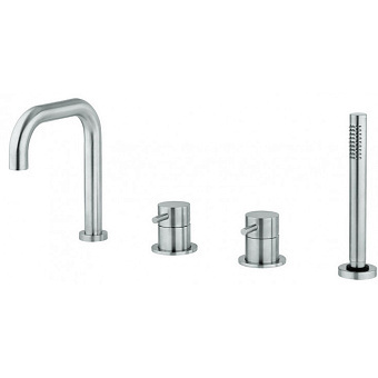 Смеситель для ванны Cisal Xion XI001260D1 нержавейка