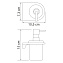 Дозатор WASSERKRAFT Kammel K-8300WHITE K-8399WHITE белый