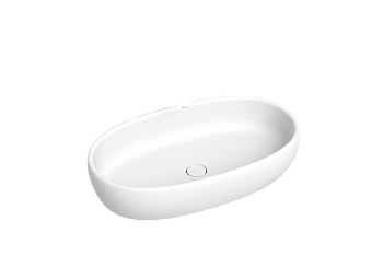 Раковина накладная SALINI LUCE 110721MRH S-Stone матовая 70х40см