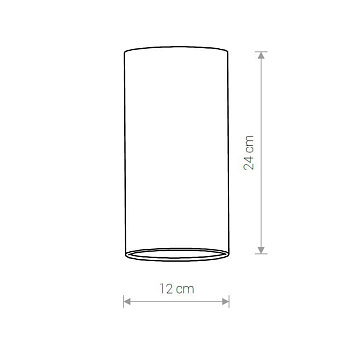 Абажур Nowodvorski Cameleon Barrel thin S 8522 240х120мм синий