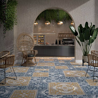 Бордюр KERAMA MARAZZI Алмаш DC\A34\SG9174 синий 4,9х30см 0,015кв.м.