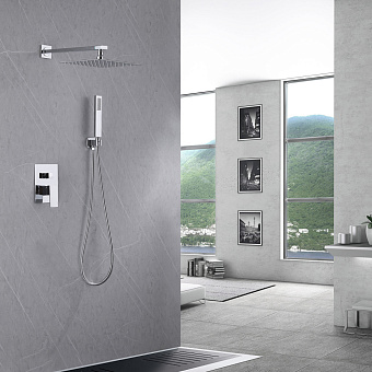 Душевая система Abber Daheim AF8219 хром