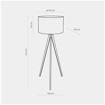 Торшер TK Lighting Treviso 5040 60Вт E27