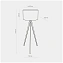 Торшер TK Lighting Treviso 5040 60Вт E27