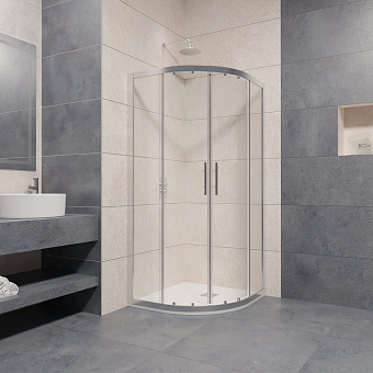 Угловое ограждение RGW Passage 02085188-11 PA-51 190х80см стекло прозрачное