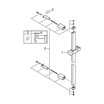 Штанга для душа GROHE 27892000 хром