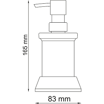 Дозатор WASSERKRAFT DONAU K-2499 хром