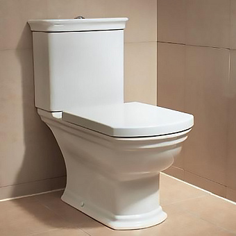 Унитаз напольный VITRA Serenada 9722B003-7205 ободковый с микролифтом