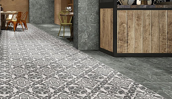 Матовый керамогранит MAINZU Versailles PT02967 Dark 20х20см 1кв.м.