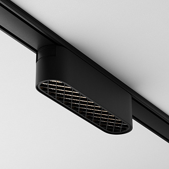 Магнитный трековый светильник Maytoni Basis Grid TR084-1-6W3K-B 6Вт LED чёрный