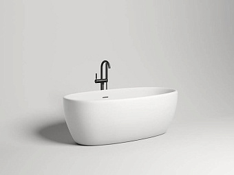Ванна каменная SALINI LUCE 100121MRH S-Stone матовая 170х85см отдельностоящая