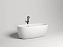 Ванна каменная SALINI LUCE 100121MRH S-Stone матовая 170х85см отдельностоящая