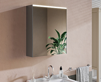 Шкаф зеркальный VITRA Core 66909 16х60х70см с подсветкой