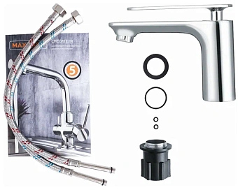Смеситель для раковины Maxonor MN1079 хром