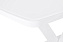 Кухонный стол раскладной AERO 80х120х76см закаленное стекло/сталь White Glass