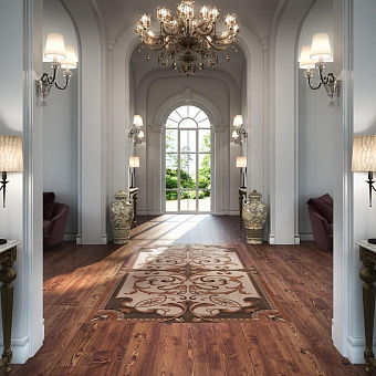 Матовый керамогранит KERAMA MARAZZI Гранд Вуд DD750290R коричневый обрезной 160х20см 0,96кв.м.