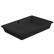 Раковина встраиваемая снизу SIMAS Agile S60 nero matt 56х36см