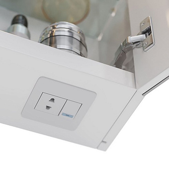 Шкаф зеркальный LEMARK Zenon LM50ZS-Z 14х50х80см с подсветкой