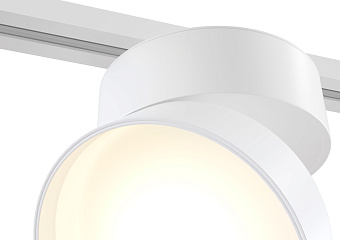 Трековый светильник Maytoni ONDA TR007-1-18W3K-W 18Вт LED белый для однофазного трека