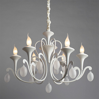 Люстра подвесная Arte Lamp MONTMARTRE A3239LM-6WH 40Вт 6 лампочек E14