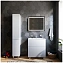Пенал напольный AM-PM Gem M90CSL0306WG 32х30х190см белый