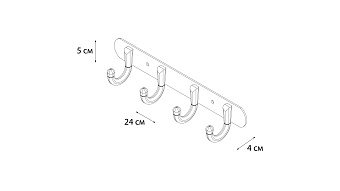 Крючок FIXSEN Equipment FX-1714 хром
