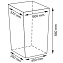 Корзина для белья WASSERKRAFT Lippe WB-450 WB-450-L белый 98,8л