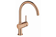 Смеситель для кухни GROHE Minta 32917DA0 высокий излив медь