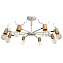 Люстра Loft It SVEN 10024/8 White 320Вт 8 лампочек E27