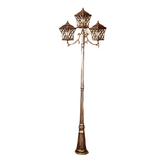 Светильник ландшафтный Elektrostandard Cassiopeya a025298 60Вт IP44 E27 золото/чёрный