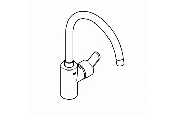 Смеситель для кухни GROHE Eurostyle Cosmopolitan 33975004 высокий излив хром