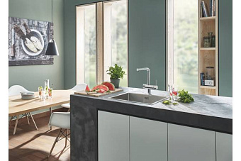 Смеситель для кухни GROHE Blue Pure Minta 30382DC0 высокий излив хром