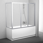 Стеклянная шторка на ванну RAVAK APSV 95040U02Z1 137х80см
