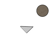 Вставка Atlas Concord Италия Boost Natural A7M8 Umber Corner A.E. 1х1см 0,002кв.м.
