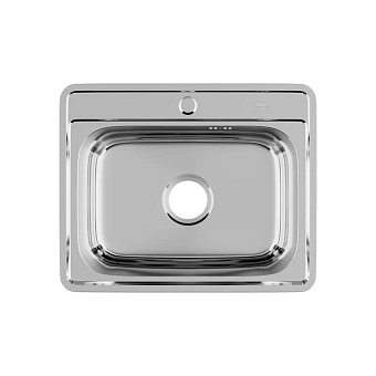 Мойка кухонная IDDIS Basic BAS53P0i77 53х43см сталь