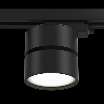 Трековый светильник Maytoni ONDA TR007-1-12W3K-B 12Вт LED чёрный для однофазного трека