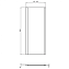 Реверсивная фиксированная панель 85 см Ideal Standard I.Life L T4864EO