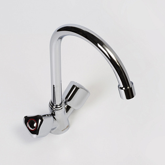 Смеситель для кухни WASSERKRAFT Amper 2907 поворотный излив хром