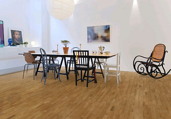 Паркетная доска Upofloor TEMPO дуб OAK RICH HONEY 30111781A6072112 2266х188х14мм 3,41кв.м 3-полосная