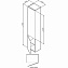 Пенал подвесной AM-PM Like M80CHR0356WG 30х35х175см белый