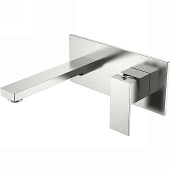 Смеситель для раковины Boheme Qubic 475-NB никель матовый