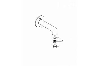 Излив GROHE 13258000