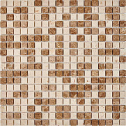 Мозаика PIXEL Каменная PIX273 Emperador Light/Crema Nova мрамор 30,5х30,5см 0,93кв.м.
