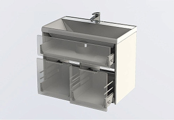 Тумба с раковиной AQUANET Латина 212933 45х90х65см