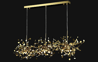 Светильник подвесной CRYSTAL LUX GARDEN GARDEN SP3х3 L1200 GOLD 162Вт G9/LED
