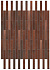 Керамическая мозаика Atlas Concord Италия Blaze A0UV Corten Mosaico Twin 36,1х29,4см 0,636кв.м.