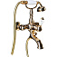 Смеситель для ванны Boheme Crystal 283-CRST золотой