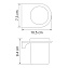 Стакан в ванную WASSERKRAFT Kammel K-8300WHITE K-8328WHITE белый